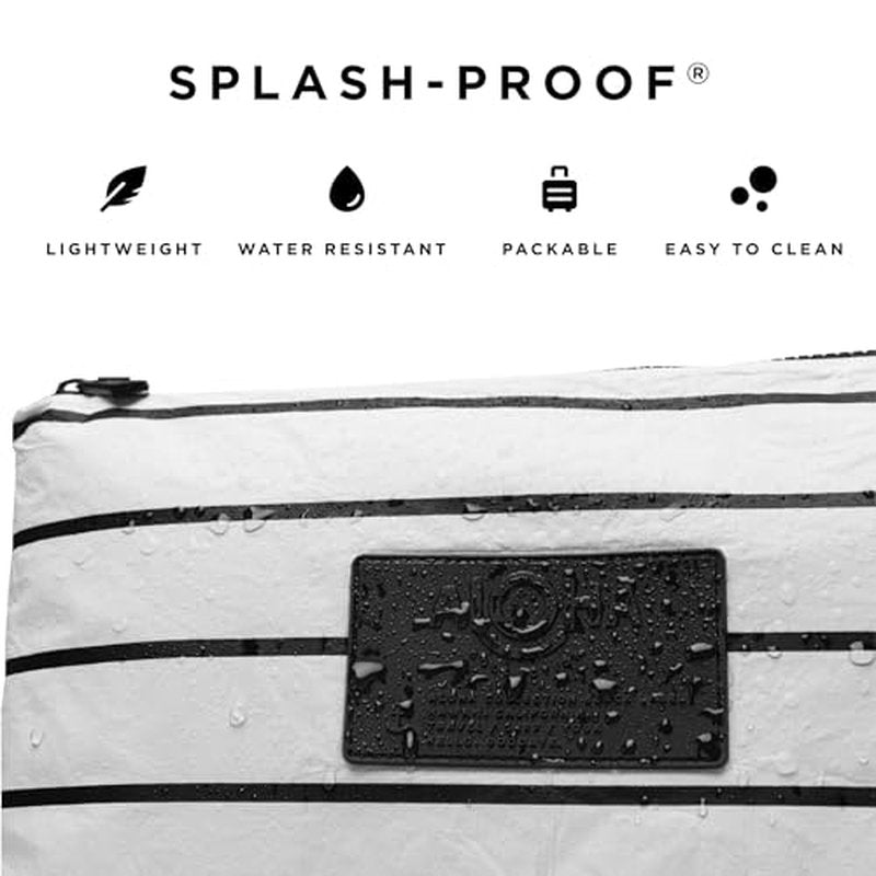 ALOHA Collection Max Pouch, Lightweight, Packable, & Splash-Proof - Durable, Washable, & Reusable Makeup Pouch for Cosmetics, Pool, Beach & Travel, Easy to Clean & Sustainable Material