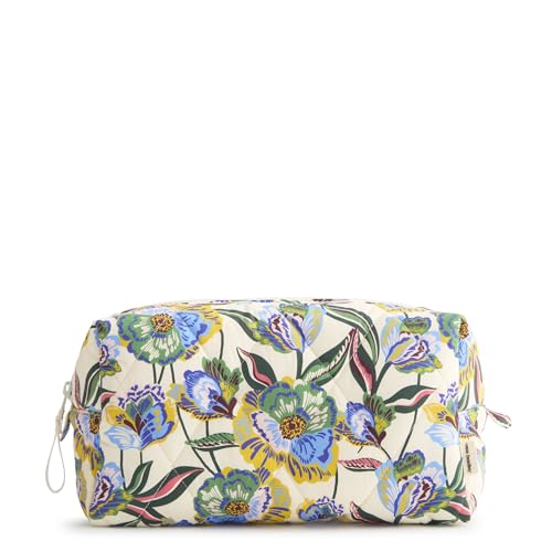Large Cosmetic Bag for Travel & Makeup Organizer - Gardenia Garden