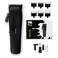 Mini Play Professional Cordless Hair Clippers - Dual Speed 6000-7500 RPM, Rechargeable, Compact Barber Trimmer - Black