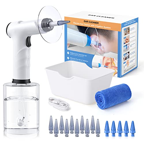 Lebbtl Ear Irrigation Flushing System for Adults with 4 Cleaning Modes - Black