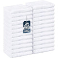 Utopia Towels, Salon Towel, Pack of 24, 16 by 27 Inches, Highly Absorbent Cotton Towels for Hand, Gym, Beauty, Spa, and Home Hair Care, White
