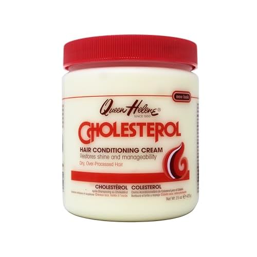 Queen Helene Cholesterol Hair Conditioning Cream, 15 Oz (Pack of 6) (Packaging May Vary)