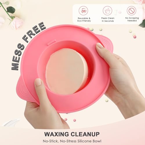 KeShi Waxing Kit for Women and Men with Silky Cream - Full Body Hair Removal Set