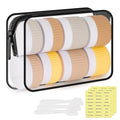 Travel Bottles Set 8 Pcs TSA Approved Silicone Leakproof Containers for Cosmetics