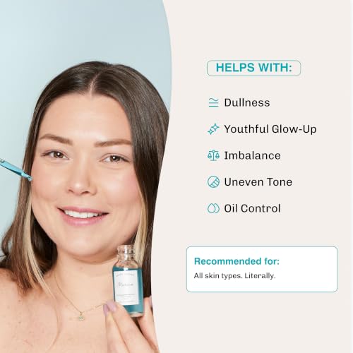 Earth Harbor Marina Biome Facial Serum 1 Fl Oz - Squalane & Blue Tansy, Hydrating & Glow-Boosting