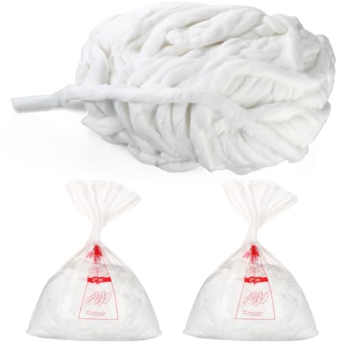 Mixweer Cotton Roll for Salon 520 Feet 2lb Cotton Sliver for Cleaning, Skin Care, Manicures, Salon, 1800g, Easy to Use