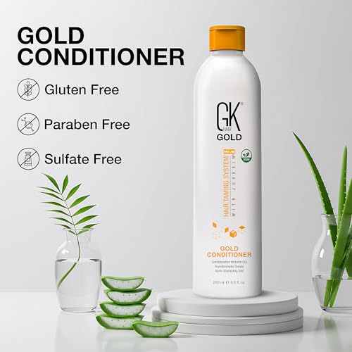 Keratin Gold Conditioner for Hair Moisture Shine & Protection - All Hair Types