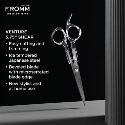 Fromm 5.75-Inch Professional Hair Cutting Shears - Japanese Steel Microserrated Blade