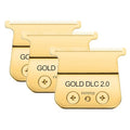 3pcs Trimmer Replacement Blade for Trimmer FX787 & FX726,DLC 2.0 Blades Compatible with Barberology Trimmer Blades,GOLD
