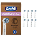 Oral-B Sensitive Clean Toothbrush Heads Pack of 8 - Gentle Plaque Removal