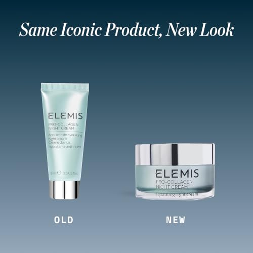 Elemis Pro-Collagen Night Cream for Face - Ultra Rich Moisturizer 0.5 Fl Oz