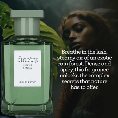 Fine'ry Jungle Santal Spicy Sandalwood Eau de Parfum & Body Mist Gift Set | Woody & Earthy Fragrance Duo for Women