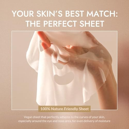 MIZON Joyful Time Jeju Face Mask Bundle - Multi-Pack of 10 Korean Hydrating & Nourishing Masks