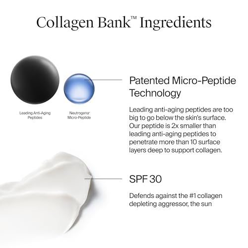 Neutrogena Collagen Bank SPF 30 Face & Neck Moisturizer 2.7oz Pack of 2