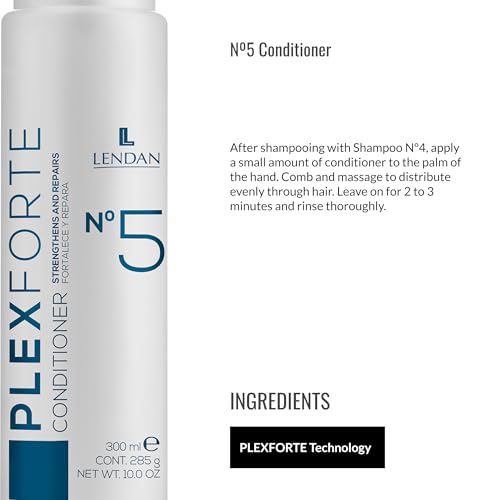 Hair Conditioner 300ml with Plexforte Technology - Reduces Breakage, Adds Shine & Softness — 10 Fl Oz