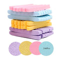 Facial Sponge Compressed,240 Count PVA Professional Makeup Removal Wash Pads Round Face Cleansing Sponge for Women Spa Exfoliating