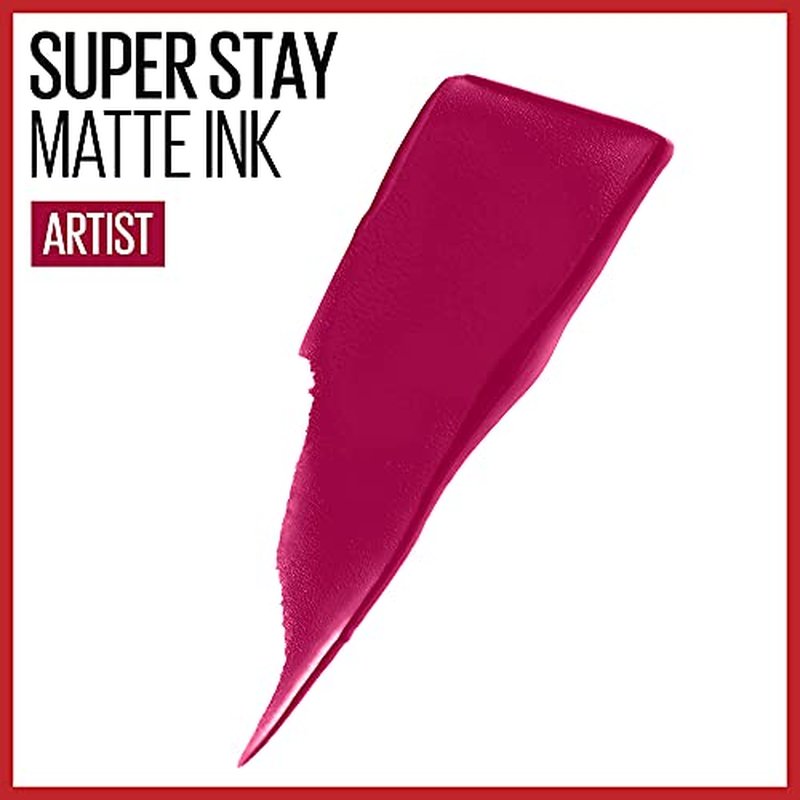 MAYBELLINE Super Stay Matte Ink Liquid Lipstick Makeup Long Lasting High Impact Color Up to 16H Wear Composer Cherry Brown & Lover Mauve Neutral 1 Count Each