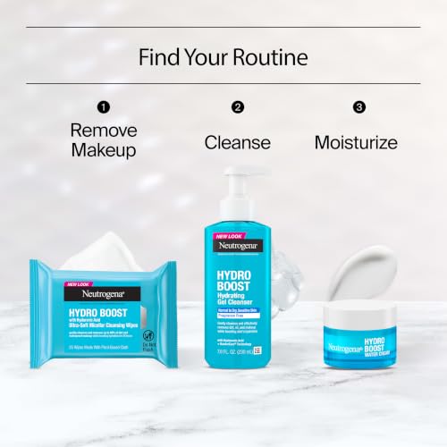 Neutrogena Hydro Boost Water Cream Moisturizer + Travel Cleanser 2-pack