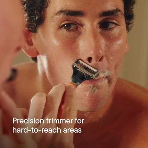Men's Shaving Kit with Razor Handle & 15 Blade Refills - Close & Comfortable