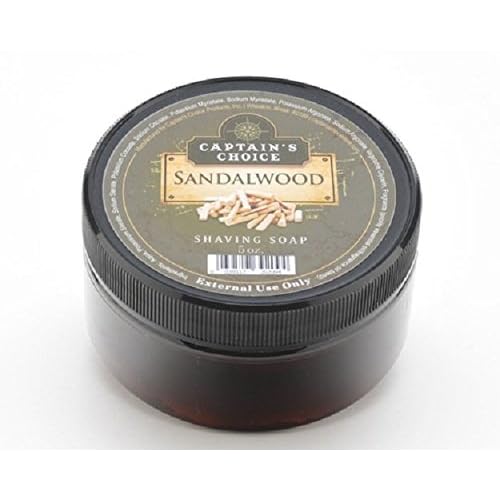 Captain's Choice Sandalwood Shaving Soap 5 Ounces