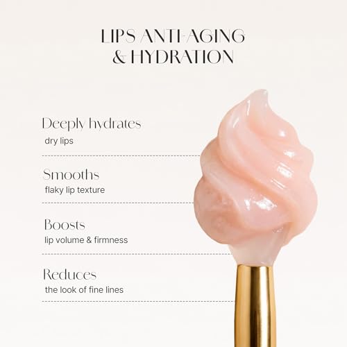 Vegan Lip Balm & Mask - Volumizing Hydrating Treatment for Fine Lines