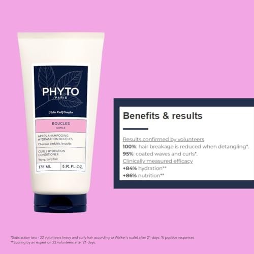 Hydrating Curl Conditioner for Wavy & Curly Hair - Silicone & Sulfate Free, Made in France