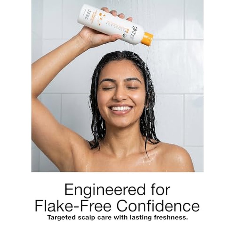 GK HAIR Anti-Dandruff Shampoo Leaving Your Scalp Refreshed and Hair Soft, Smooth ? Sulfate-Free Shampoo for Dry Damaged Hair for Men and Women 8.5 Fl Oz