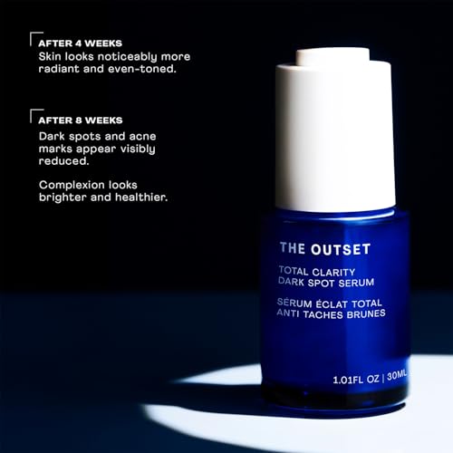 The Outset Total Clarity Dark Spot Serum with Melaneven¢â, Lightweight Brightening Facial Serum for Uneven Tone, Gentle & Non-Comedogenic for Sensitive Skin ? 1 fl oz