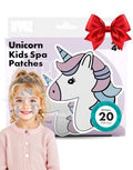 Kids Unicorn Face Masks Skincare Set - Organic Vegan & Kid Safe, 10 Pack