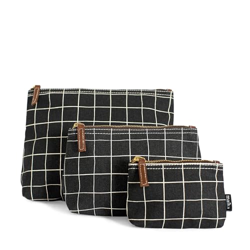 MAIKA Recycled Canvas Medium Travel Pouch, Belvedere