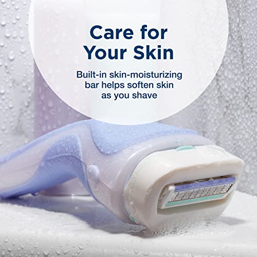 Schick Intuition Pure Nourishment Razor Refills, Sensitive Skin Razor with Aloe, 8 Count Refills & 1 Razor with 2 Refills