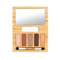 Zao Eyeshadow Palette 5 Shades Pearly, Matte, Ultra Shiny Face Smokey Eye Make Up Highly Pigmented Warm Tones Contouring & Highlighting Blendable Long Lasting Cosmetics Travel Kit 6.5g (Spicy Chic)