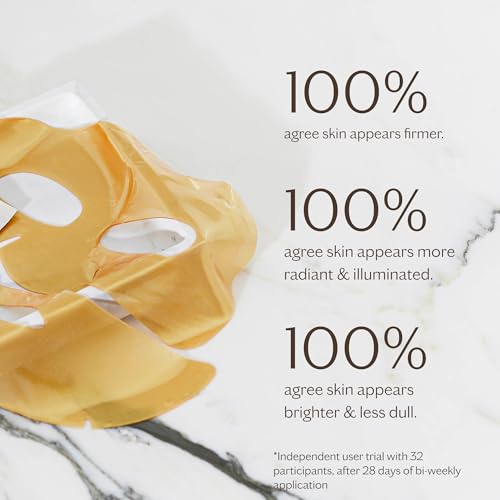 Hydra-Lift Gold Facial Mask Pack of 1 - Collagen & Hyaluronic Hydrogel Treatment