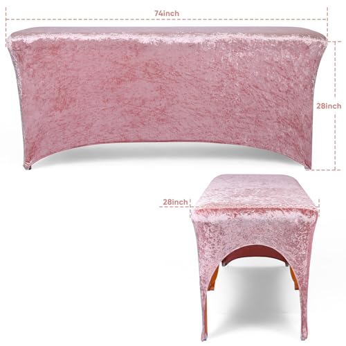 Lash & Massage Table Cover - Crushed Velvet, Fits Standard 6-Foot Beds, Machine Washable - Variation of THIS Listing