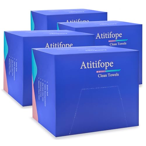 Disposable Cloths For Face 200Count Travel Cleaning Cloths Makeup Remover Wipes (4Boxes)