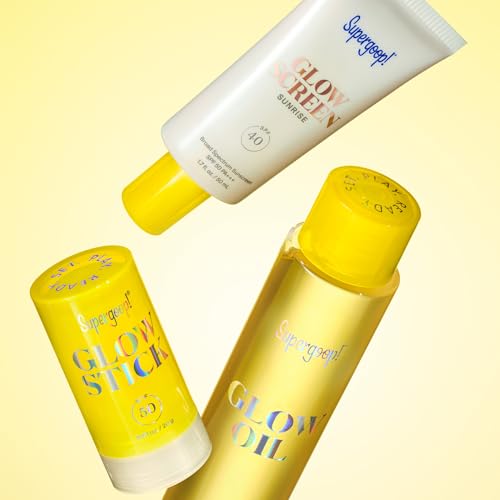 Supergoop! Glow Stick SPF 50 PA++++ Dry Oil Sunscreen 0.7 Ounce - Travel Size