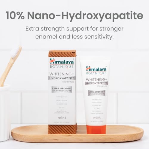 Nano Hydroxyapatite Toothpaste Mint 3 oz 2 Pack - Remineralizes Enamel & Whitens