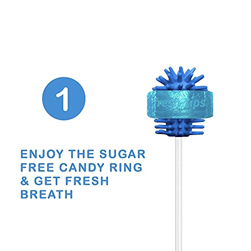 Fresh-Tips Disposable Mini Travel Toothbrushes - 50 Pack Peppermint, Individually Wrapped