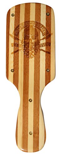 Beard Brush Pack of 2 - Natural Bamboo, Premium Grooming Tool for Beards (Variation of THIS listing: 1 Count Pack of 2)