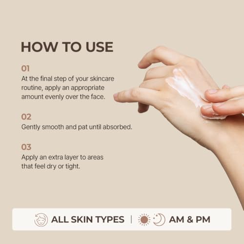 ONUL31° Fucoidan Satin Face Cream - Korean Vegan Moisturizer with Macadamia & Shea, Lightweight Non-Greasy Hydrating Skincare, 3.04 oz