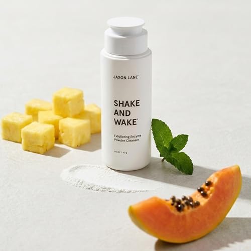 Men's Shake and Wake Enzyme Face Wash Powder 1.4oz - Gentle Exfoliating Cleanser