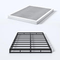 Low Profile 4 Inch Queen Box Spring - Sturdy Metal Foundation, Noise-Free, Easy Assembly