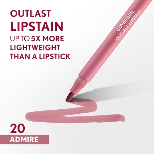 COVERGIRL Outlast Lipstain Bundle - 20 Admire & 10 Sugey Girl Colors
