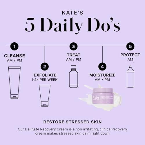 Kate Somerville DeliKate Recovery Cream 1.7 Fl Oz Hydrating Skin Soothing Moisturizer