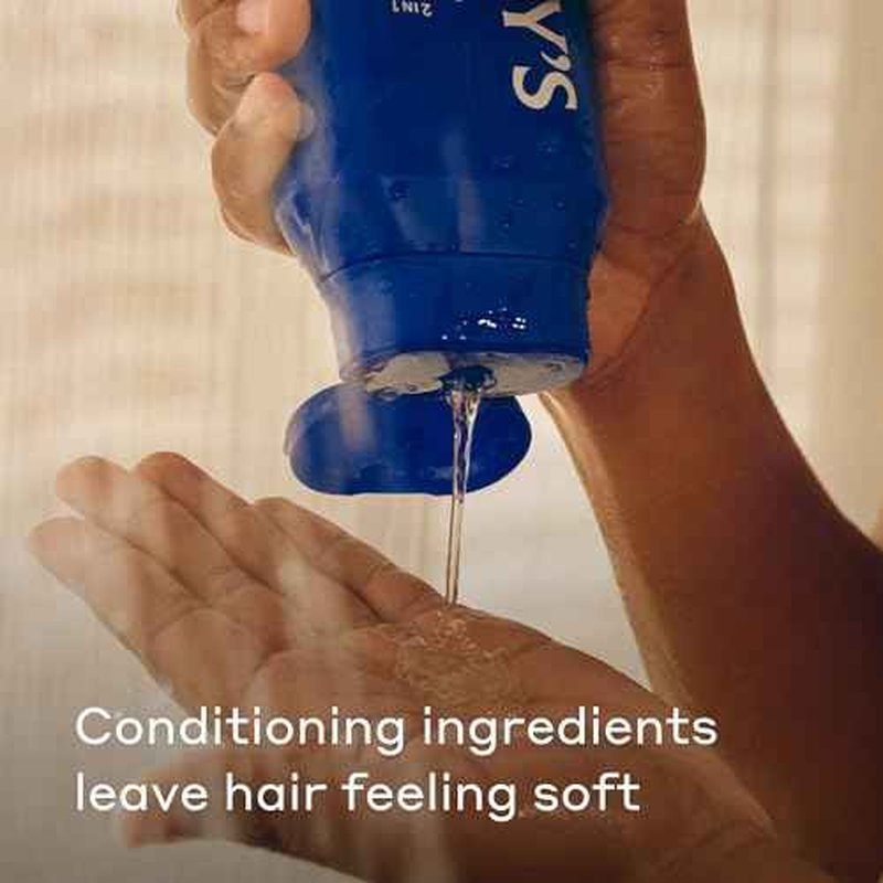 Harry's Men's 2 in 1 Shampoo and Conditioner for All Hair Types - New Stone Scent - (3 Pack) 14 fl oz - No Parabens or Sulfates