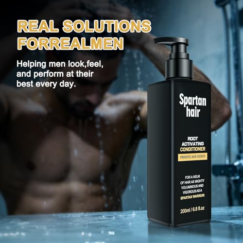 Hair Thickening Conditioner for Dry Damaged Hair - Root Activator & Nourishing Moisturizer, 6.8 Fl Oz