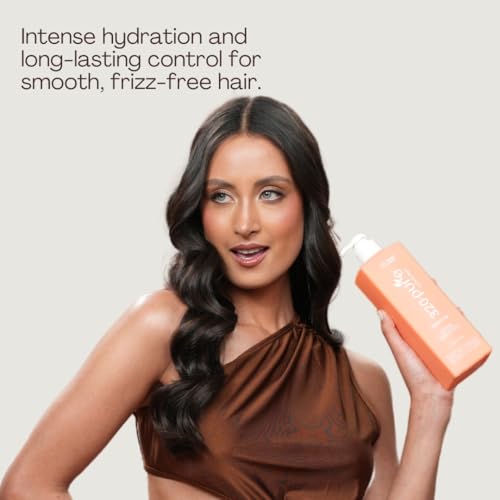 320Pure Smoothie Leave-In Conditioner for Women - All Hair Types, 8oz, Detangler & Frizz Control