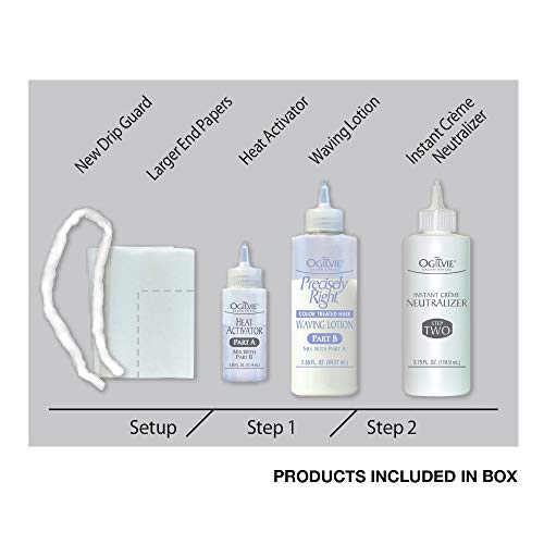 Ogilvie Perm Kit for Normal Hair - Pack of 2 | Salon-Quality Home Perm