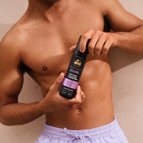 Self Tanning Foam Ultra Dark - Dark Violet, Long Lasting & Moisturizing, 6.7oz
