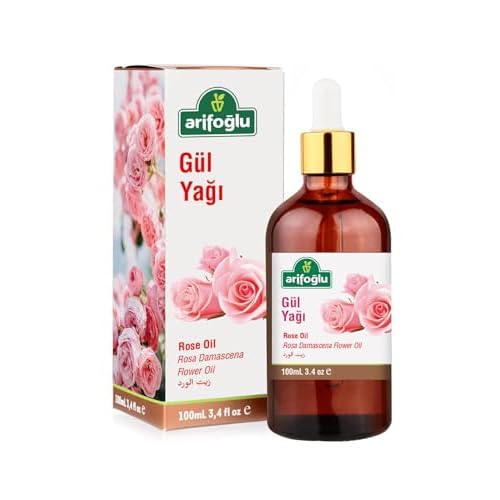 Arifoglu Rose Oil 100 ml, Rosae Oleum, Cold Pressed,%100 Virgin